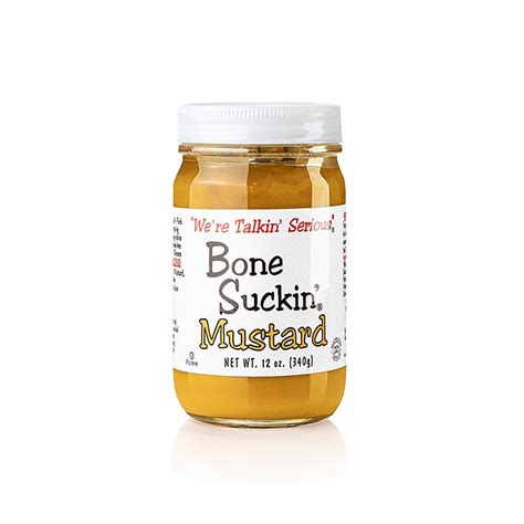 Bone Suckin` Mustard Regular (mild), BBQ Senf, Ford`s Food, 325 ml ...