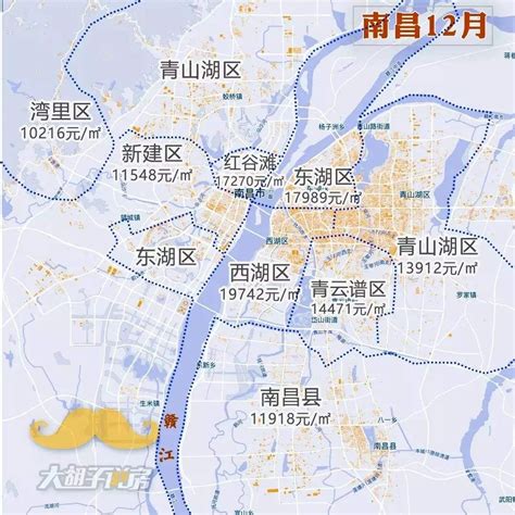 南昌地图区域划分最新-图库-五毛网