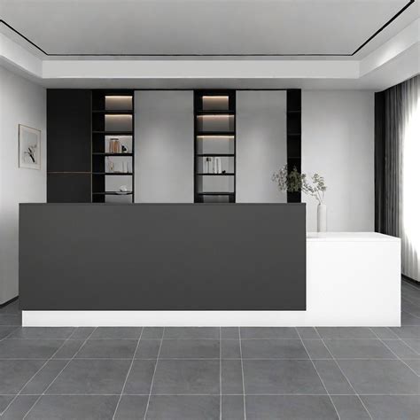 Heera Moti Aote Reception Table | Grey + White