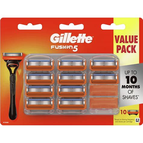 Gillette Fusion 5 Razor Blades 10 Pack | Woolworths