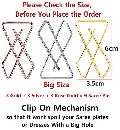 Buy Samitsa Pins for Hijab Dupatta Chunri Scrafs & Saree Pin for Women ...