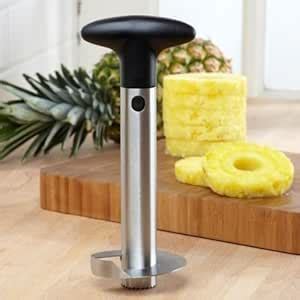 Glive's 2 Pcs Set Imported Stainless Steel Pineapple & Fruit Cutter ...