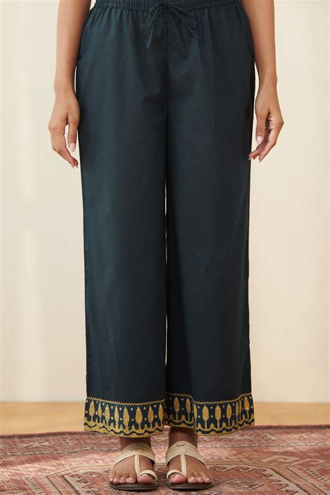 Shop Sehra Zaira Green Farsi Pants for Women – Farida Gupta India