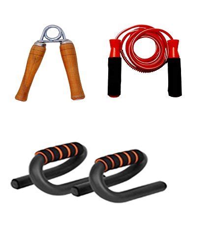 GAWIN Fitness Kit (Push Up Bar, Skipping Rope, Hand Grip) : Amazon.in ...