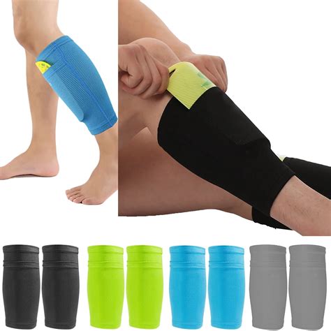 Walbest Shin Guard Sleeves for Soccer, Football - Breathable, Elastic ...