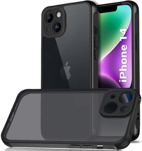 TheGiftKart Hybrid Matte Frosted Translucent iPhone 13 Back Cover Case ...