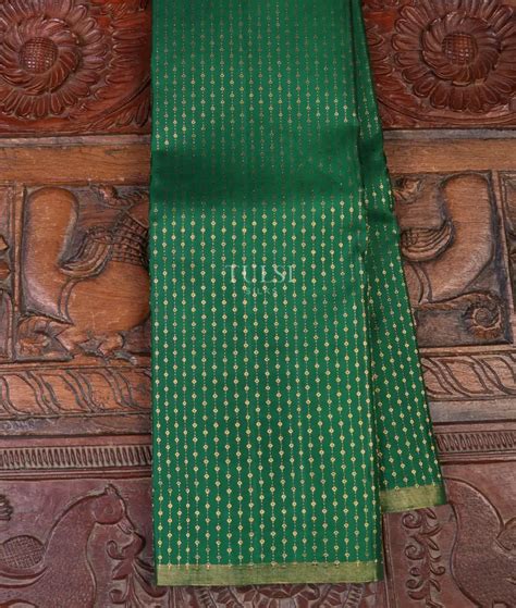 Buy Green Kanjivaram Silk Saree T678503