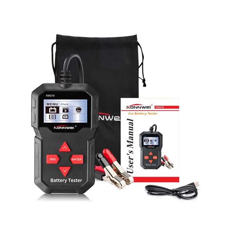 KW210 12V Automotive Car Battery Tester Digital Multi Language Analyzer ...