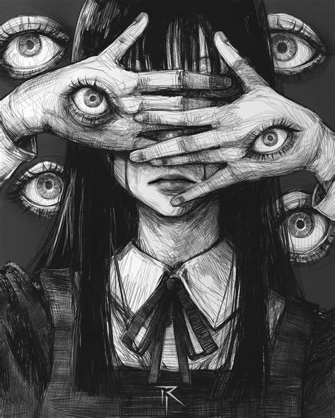 Eyes evil | Horror art, Scary drawings, Creepy drawings