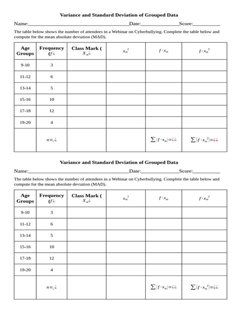 Image result for Variance for Grouped Data Formula