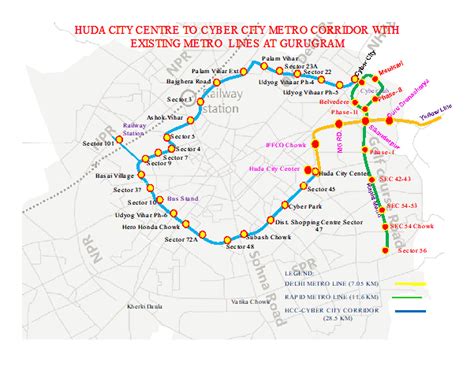 Union Cabinet Approves Metro Connectivity From HUDA City Centre to ...