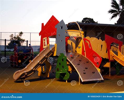 Kids Play Structure at Potrero Hill Recreation Center Editorial Stock ...