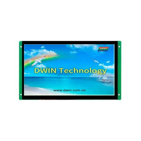 DWIN 10.1 Inch 1024x600 IPS TTL/RS232 HMI LCD Display Capacitive Touch ...
