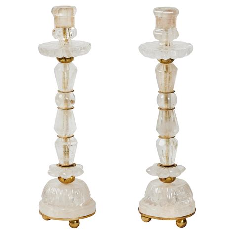Baccarat Antique Crystal Pair of Candlesticks at 1stDibs | antique ...