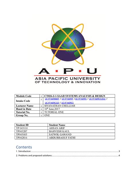 SAAD - To overcome the issues that existed with the working manual ...