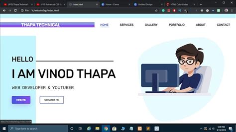 HTML CSS Responsive Project Hindi 的图像结果