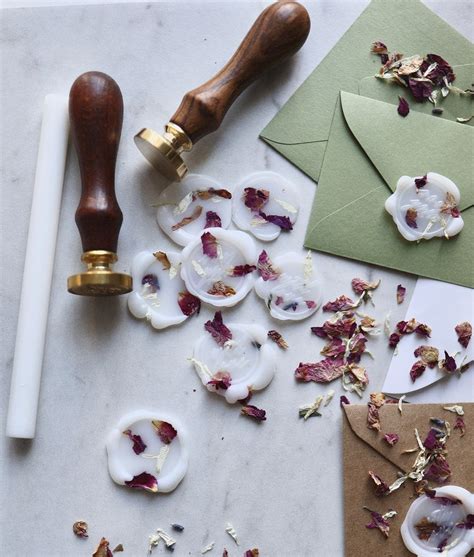 Petal Wax Seals — Flowerly Framed