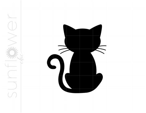 Cat Outline Clipart