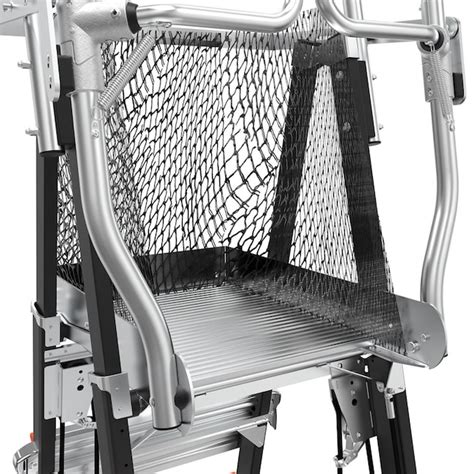 Little Giant Ladders Adjustable Safety Cage M8 14-ft ( 19.9-ft Reach ...