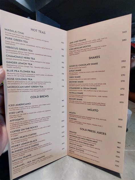 Menu at Brew 13, Vadodara, A6 Rajpath Society