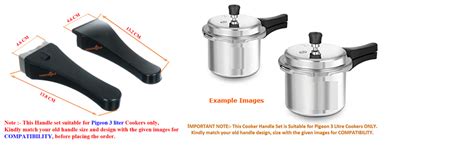 Buy PARDZWORLD Pressure Cooker Handle (2 Pcs Set) With S.S Screws ...