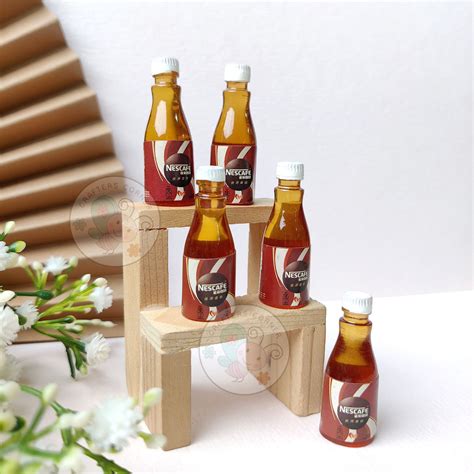 Miniature Nescafe Coffee Latte Bottles – CRAFTERS CORNER