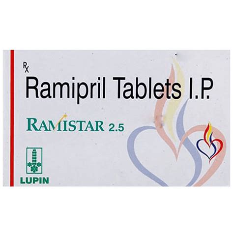 RAMISTAR 2.5MG TABLET 15'S Price, Uses, Side Effects, Composition ...