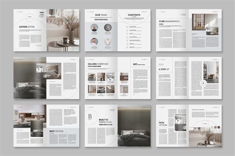 Interior Design Magazine Template [Indesign, INDD] - BrandPacks