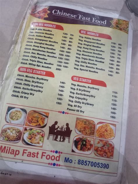 Menu at Chinese Corner, Pimpri-Chinchwad, 13/3