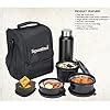 Buy Signoraware Monarch Premium Microwave Safe Lunch Box (3 Stainless ...