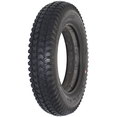 3.00-8 (14 x 3 in.) Primo Powertrax Foam Filled Wheelchair Tire in Bla ...