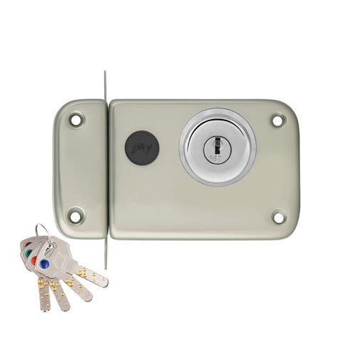 Godrej Locking Solutions and Systems 2340 Key Door Lock (Silver, Satin ...