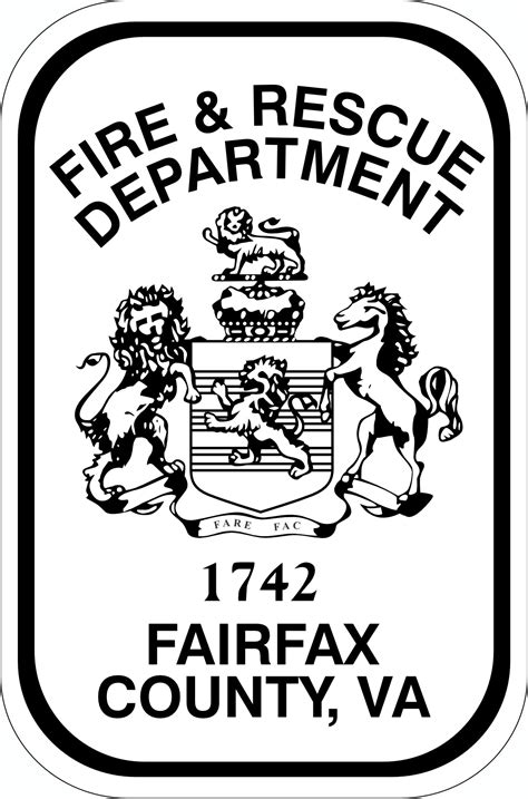 Fairfax County Fire Rescue Black/White Customer Decal - Powercall ...