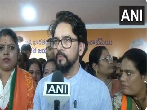 Some people trying to pull down Telugu actors: BJP's Anurag Thakur ...