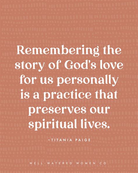 Four Ways to Remember God's Love – Well-Watered Women