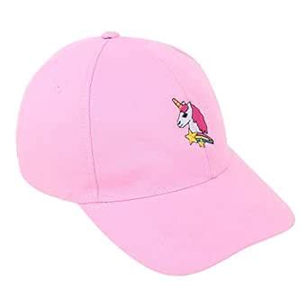 Zacharias Girl's Cotton Cap (Pack of 1) (UC-01_Pink; Free Size ...