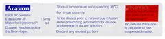 Aravon 15 Mg Injection 20 Ml - Uses, Side Effects, Dosage, Price | Truemeds