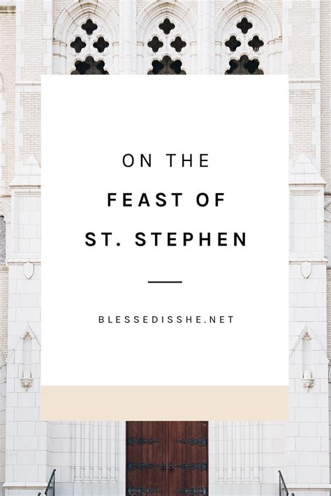 On the Feast of St. Stephen: History + Traditions | Blessed is She ...