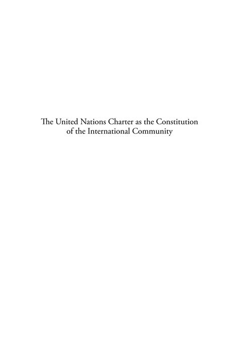 电子书-联合国宪章是国际社会的宪法（英）The United Nations Charter as the Constitution of ...