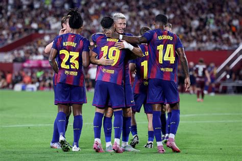Official: Key absence as Barcelona name squad to face Rayo Vallecano ...