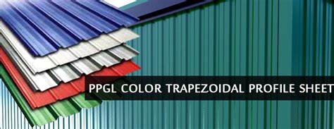 PPGL Trapezoidal Sheets & Coils|GP Coils Sheets|Galvanized Sheet|PPGI ...