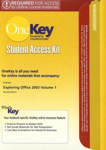 Buy OneKey CourseCompass, Student Access Kit, Exploring Microsoft ...