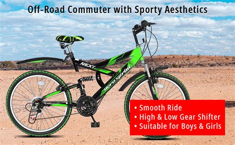 Buy Hero Sprint Next 24T 18 Speed 24 Inches Dual Wheel 17 Inches Frame ...