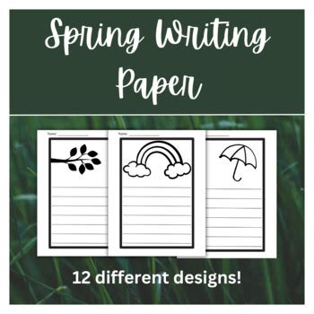 Spring Writing Paper 的图像结果