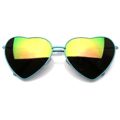 Heart SUNGLASSES Womens Retro Vintage Festival Fashion Sunglasses CASE ...