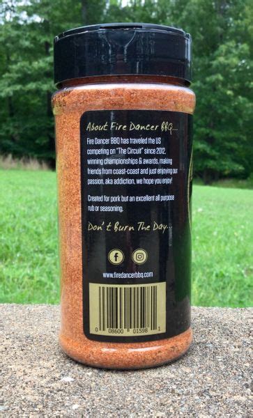 Fire Dancer BBQ Pork Rub