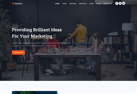 Upstart - Bootstrap 5 Landing Page Template