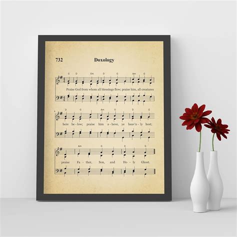 34;Doxology -Praise God From Whom All Blessings | Ubuy India