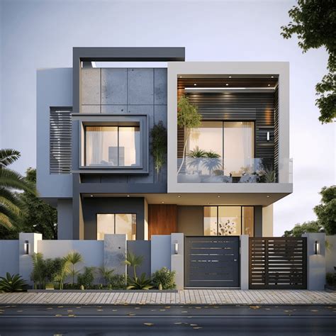 Double Floor Elegance: Inspiring Front Elevation Designs