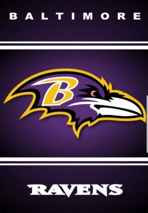 Baltimore Ravens Logo in Two Different Colors